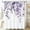 Purple, variant on Eucalyptus Plant Shower Curtain, Floral Fabric Shower Curtain Set with 12 Plastic Hooks, Water Resistant, Watercolor Leaves Botanical Natural Shower Curtains for Bathroom, 72x72, Sage Green