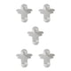thumbnail image 3 of Yuarrent Soporte para cepillos de eléctrico Colgador de plástico Montado en la pared Soporte para cepillos de dientes, Tipo insecto, Gris mariposa gris 5piezas Yuarrent CBP169922, 3 of 6
