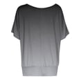 thumbnail image 4 of T-Shirt Surdimensionné pour Femmes avec Manches Chauve-Souris Manches Courtes, 4 of 4