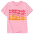 thumbnail image 3 of Hiijoy Little Girls Birthday T-Shirt Letter Print Short Sleeve Casual T Shirt, Sizes 1-13, 3 of 3