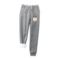 thumbnail image 3 of Aayomet Womens Pants Sweatpants for Women Cinch Bottom Lounge Comfy Joggers Running Trousers Drawstring Pants with Pockets,Gray XL, 3 of 5
