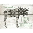 thumbnail image 3 of Grove, Beth 14x12 Black Modern Framed Museum Art Print Titled - Nordic Holiday I Neutral, 3 of 5