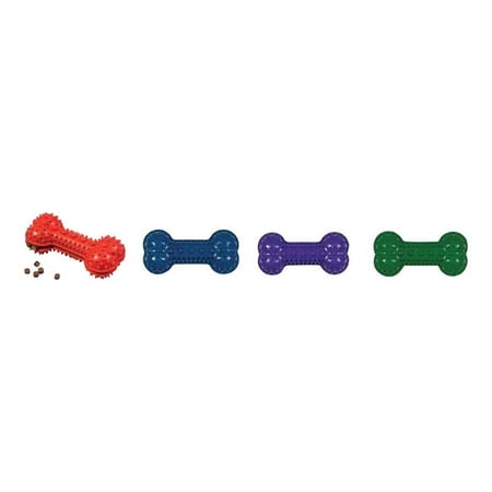 UPC: 0859205002261 | Chomper Assorted Dog Bone Rubber Dog Bone Medium