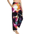 thumbnail image 2 of Daiia Colorful Skull Women's Sleep Pant with Pockets and Drawstring,Pajama Pants-X-Large, 2 of 9