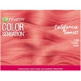 thumbnail image 5 of Garnier Sensation Hair Color Cream, 7.26 California Sunset (Coral Pink), 1 Kit, 5 of 8