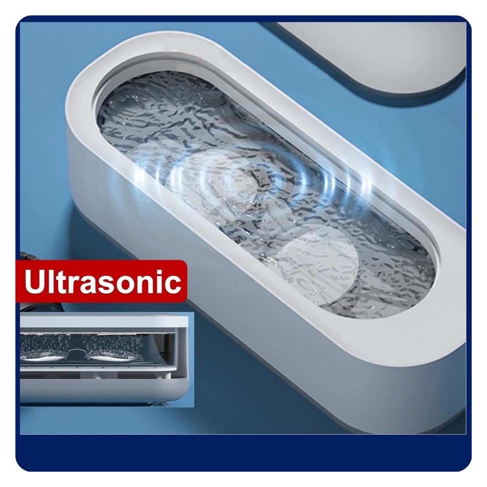Portable Household Cleaning Machine Clean Pod Ultrasonic Cleaner Jewelry Cleaner Machine for Ring