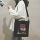 thumbnail image 2 of Women's Canvas Bag Shoulder Bag With Detachable Shoulder Strap For Junior High School Student, 2 of 3