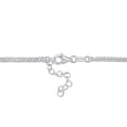 thumbnail image 2 of Miabella Infinity and Heart Charm Double Strand Necklace in Sterling Silver, 2 of 5