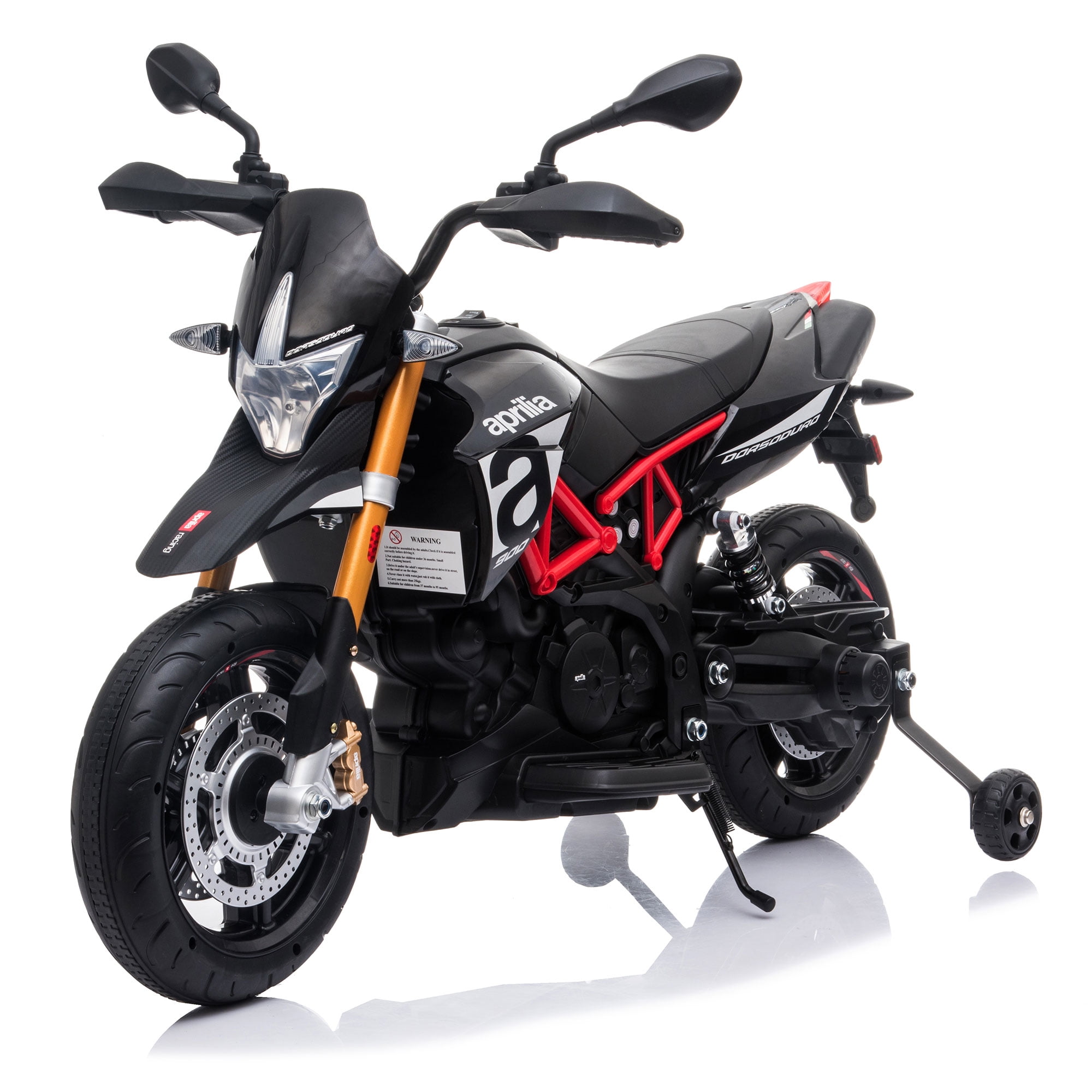 Veryke Ride On Motorcycle Toy for Toddlers Aged 1-3 Years - 12V Battery-Powered 3-Wheel Trike for Boys & Girls, Black Veryke Ride On Motorcycle Toy for Toddlers Aged 1-3 Years - 12V Battery-Powered 3-Wheel Trike for Boys & Girls, Black