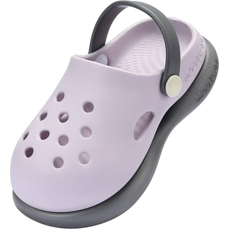 

QWZNDZGR Kids Clogs Boys Girls Toddlers Garden Shoes Lightweight Slip on Slippers