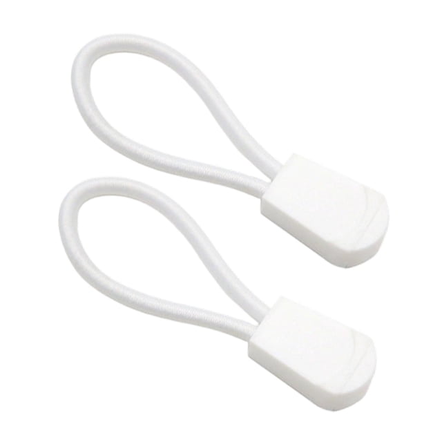 Lipstore 2Pcs Scuba Diving Hose Clip Retainer Holders Equipment Outdoor Elastic Ropes White