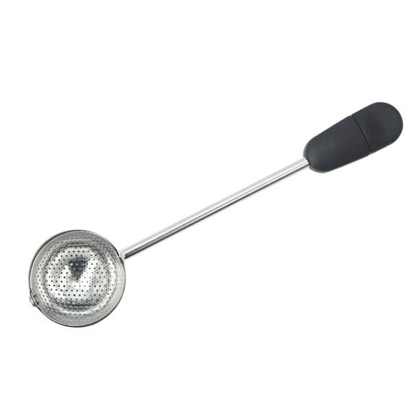 WORGEOUS Infusor de bolas de té giratorio con mango Colador de té de acero inoxidable Filtro de té Accesorios de té