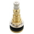 thumbnail image 6 of KAKOWELY 1Pcs Golden Copper Valve Stem for Tubeless Tires Heavy Duty Use 2.2x0.9x0.9in, 6 of 8