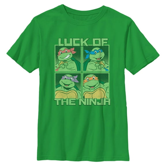 Boy's Teenage Mutant Ninja Turtles Luck Of The Ninja Graphic T-Shirt