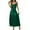 Dark Green, variant on Solid Color Clasp Detail Long Dress for Women Fashionable Evening Beach Resort Maxi Dress Brick Red,L