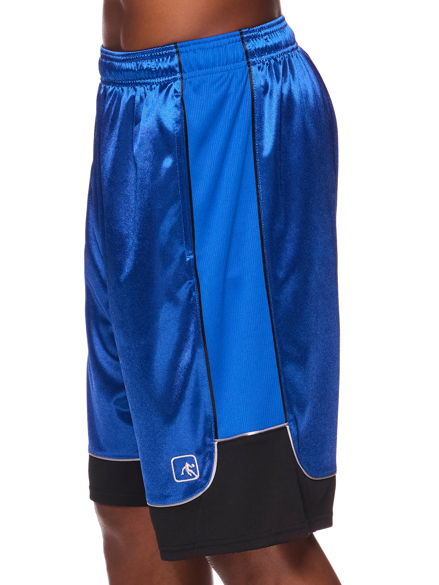 AND1 Men and Big Men's All Court Colorblock 11" Shorts, up to Size 3XL - image 4 of 5