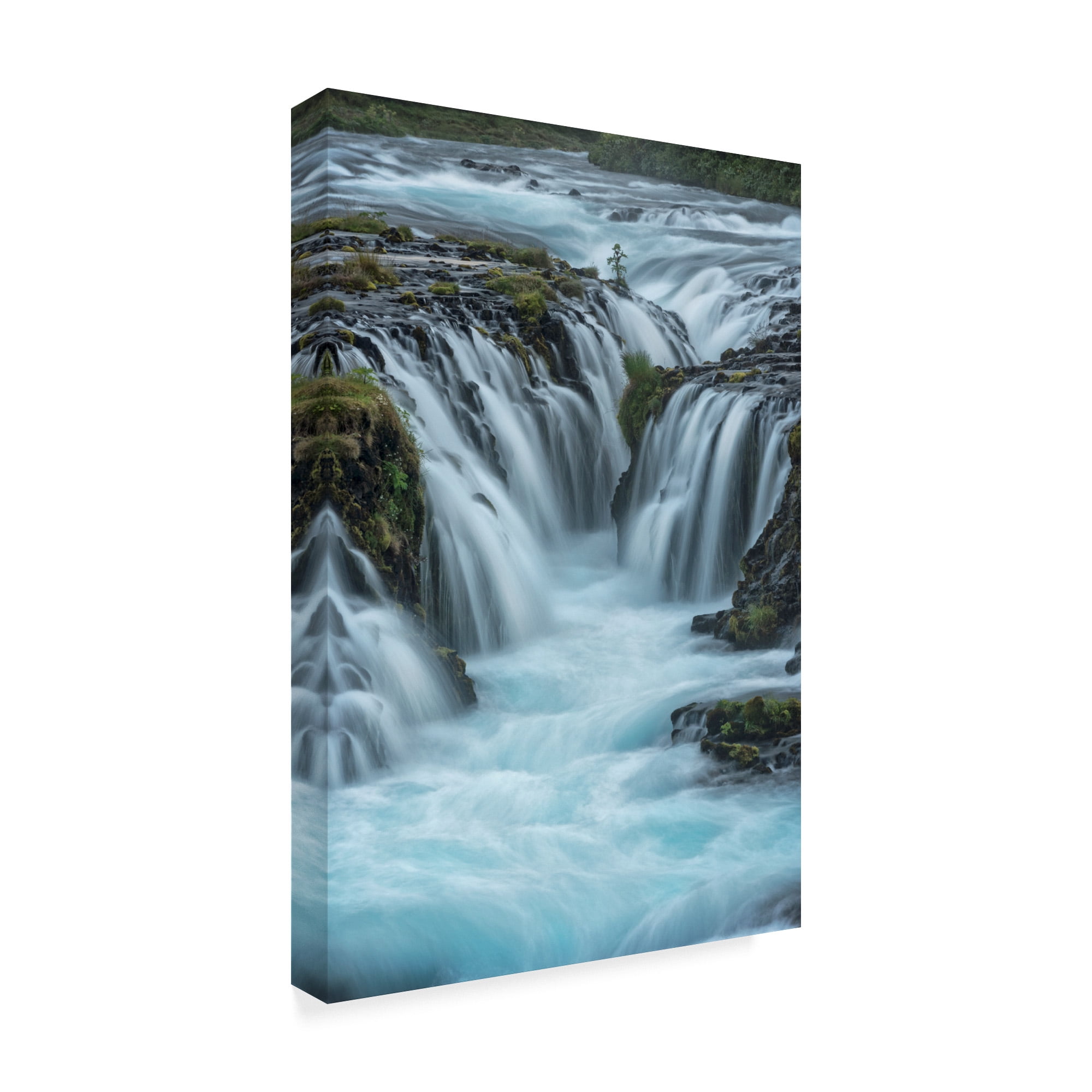 Trademark Fine Art 'Blue Water Waterfall' Canvas Art by Danny Head