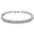 thumbnail image 1 of Femmes Mode Pleine Incrustation de Strass Bracelet Bracelet Mariage Partie Bijoux Cadeau, 1 of 10
