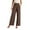 Brown, variant on Lroveb Dress Pants for Women, High Waisted Wide Leg Lightweight Tailored Premium Fabric Pants Womens Casual With Pockets Beige