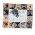 thumbnail image 1 of Cadre Photo 5x7 en Corne de Mosaïque Granito, 1 of 1