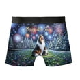 thumbnail image 2 of Happy New Year Collie Family Cheer Winter Midnight Firework All Over Print Boxer Briefs Underwear for Men Dad Collie Dog Lover Gifts Idea - 02025, 2 of 6