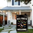 thumbnail image 5 of All Bats Welcome Garden Flag, Double Sided Yard Outdoor Farmhouse Lawn Porch Decor Flag, Halloween Bats Decor Flag, Inclusive Yard Flag, Equality Diversity Flag, LGBTQ Pride Flag, 5 of 6