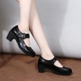 thumbnail image 3 of Zapatos de baile modernos Four Seasons, zapatos de baile cuadrados con velcro, zapatos de baile para mujer, zapatos de baile de suela blanda y tacón medio, 3 of 6
