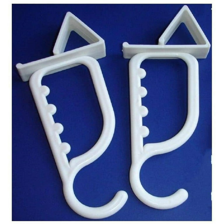  C&AHOME Over The Door Hooks - 2 Pack with 10 Hooks