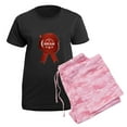 thumbnail image 5 of CafePress - A Product Of Rhode Island Pajamas - Women's Short Sleeve Print T-Shirt and Pants Dark Cotton Pajama Set, 5 of 7