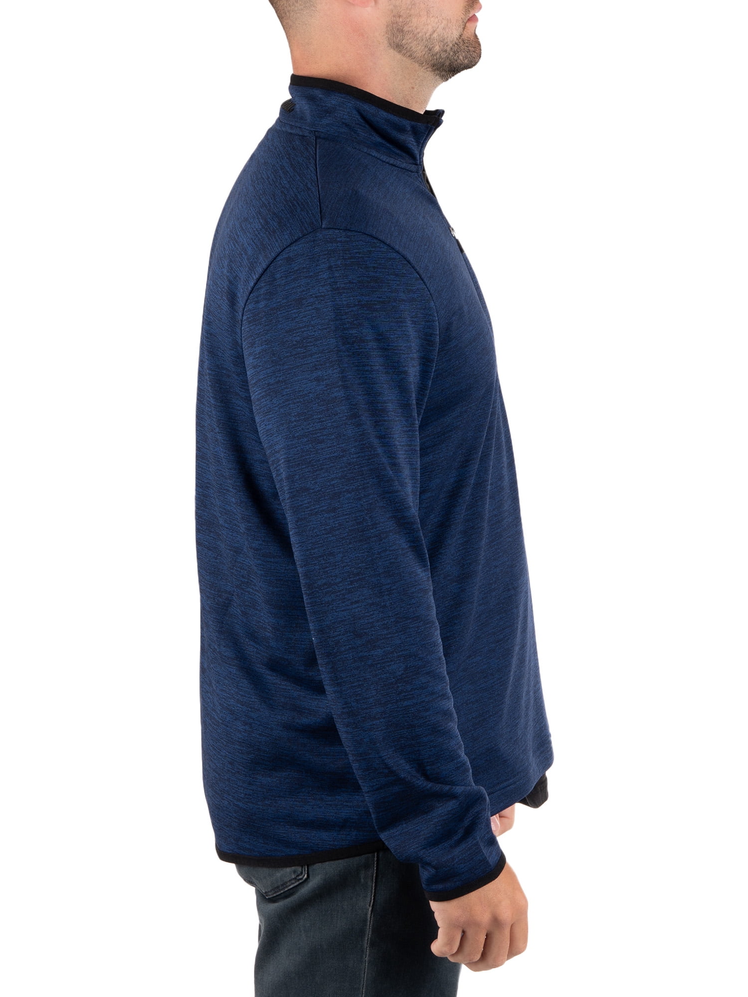 Mossy Oak Men's Fleece Quarter Zip Pullover Sweatshirt, Sizes S-2XL