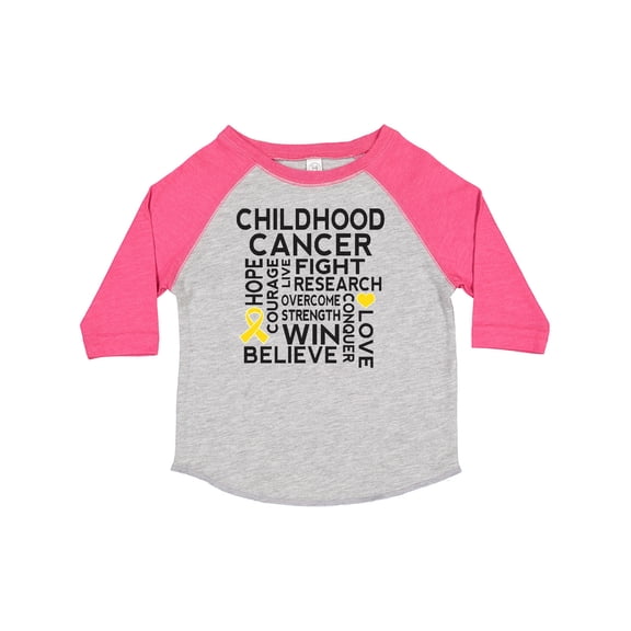 Inktastic Childhood Cancer Awareness Boys or Girls Toddler T-Shirt