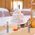 thumbnail image 2 of LCXmlly Money Pouch Card Acrylic Cake Stand Set Transparent High Load Bearing Easy Installation Food Grade Display, 2 of 6