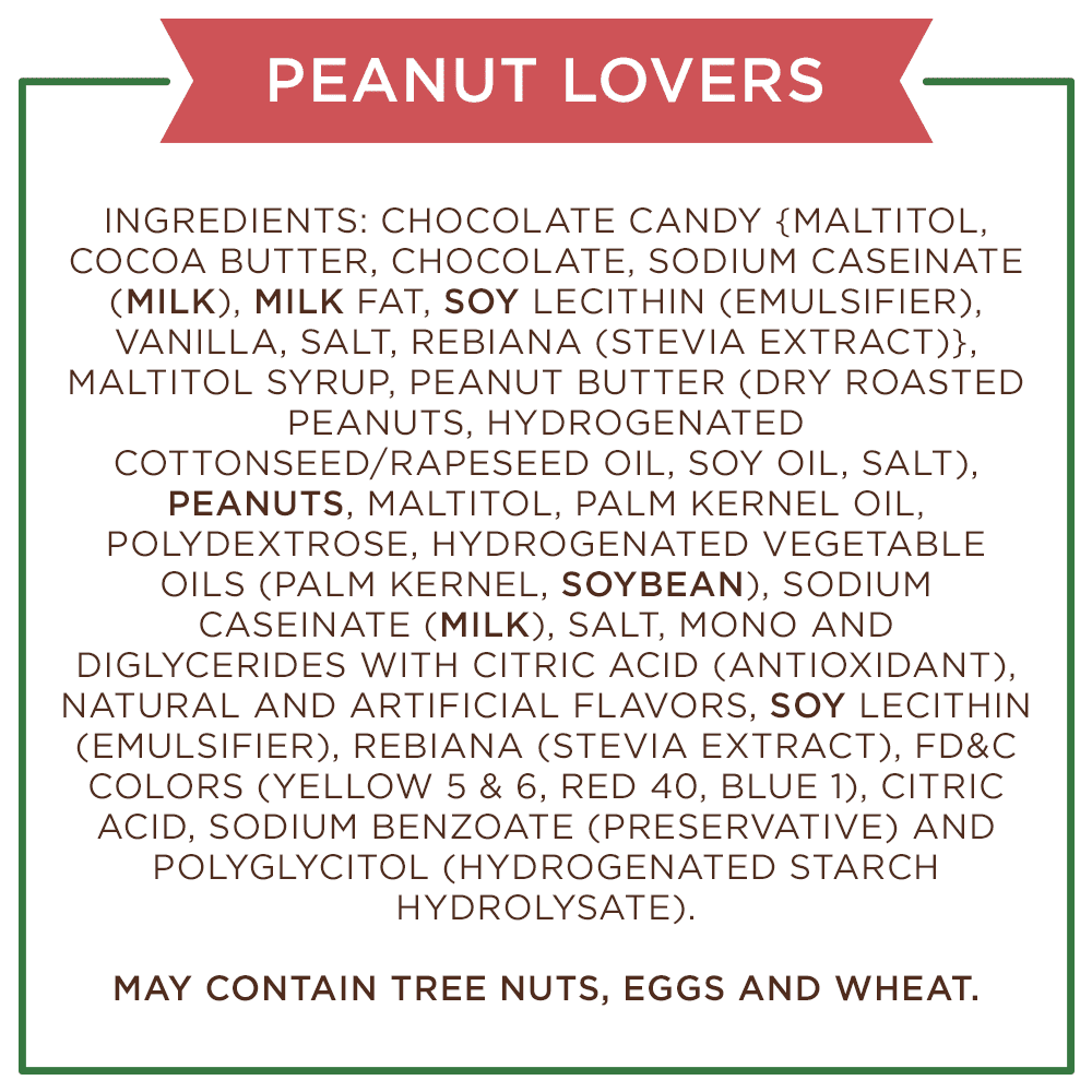 Russell Stover Sugar Free Peanut Lovers Assortment with Stevia, 17.4 Oz