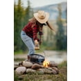 thumbnail image 4 of Lodge Yellowstone 8 Quart Seasoned Cast Iron Power Y Deep Camp Dutch Oven, 12 Inch Diameter, 4 of 7