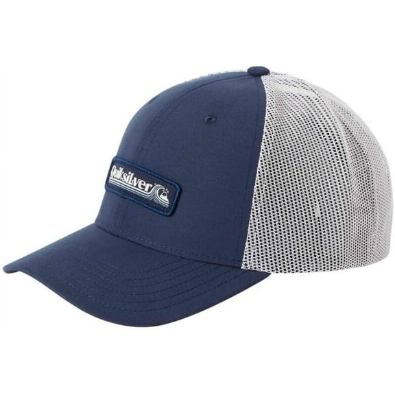 Quiksilver Men's Marlin Master Trucker Hat Cap in Navy Blazer