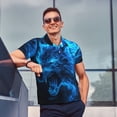 thumbnail image 4 of Fotbe Wolf Camiseta Polo de Golf para Hombre con Estampado – Camisa Deportiva Transpirable con Cuello Abotonado-XX-Large, 4 of 6