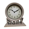 thumbnail image 5 of deevoka Family Desk Clock Arabic Numerals Easy to Read Retro Minimalist Mantel Clock B, 5 of 9