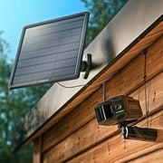 Vosker V300 4G-LTE Live View Security Autonomous Security Camera with External Solar Panel