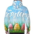 thumbnail image 7 of Daiia Happy Easter for Men's Fashion Hoodies & Sweatshirts with Kangaroo Pocket Hooded Sweatshirt Breathable & Moisture Wicking-Small, 7 of 7
