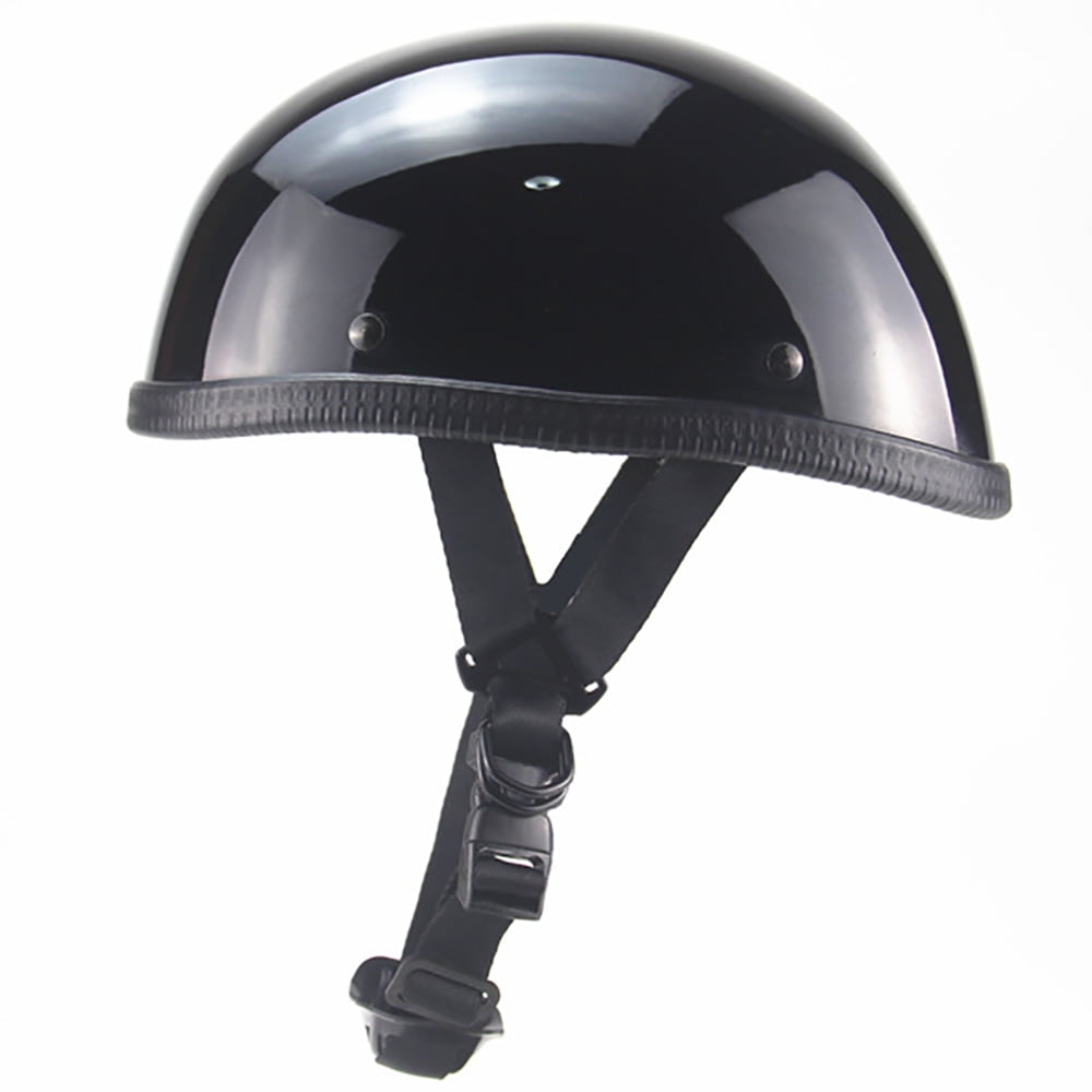 Zyutaosan Lightest Motorcycle Flat Dot Beanie Helmet Half Helmet Cap For Skid Scooter Chopper