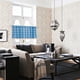 thumbnail image 5 of Cortinas con cenefa para cocina: paneles de cortina con bolsillo para barra corta que bloquean la luz en ventanas pequeñas, baños y sótanos., 5 of 7