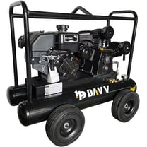 HPDAVV 6.5HP 120 PSI One Stage Gas Driven Piston Air Compressor 9 gallon