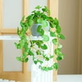 thumbnail image 5 of KALLORY Decorative Wall Hanging Planter Outdoor Garden for Interior Decorators 2Pcs 19.7X3.9in, 5 of 8