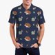 thumbnail image 1 of Balery Hedgehog And Snail Camisa Polo de Hombre con Estampado, de Manga Corta y Tejido Medio, Camisa Tipo Golf Polo-Small, 1 of 6