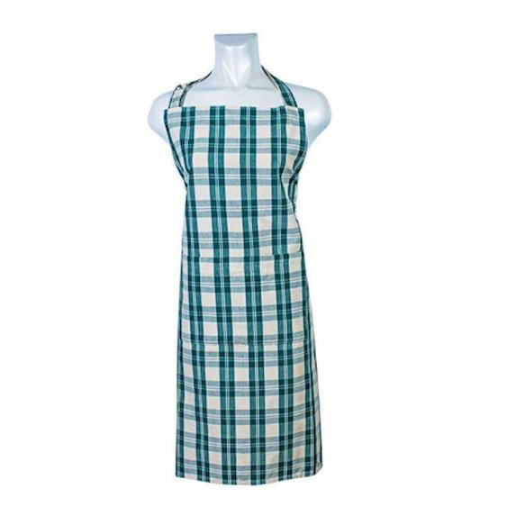Cotton - Stripe Green Apron