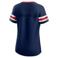 thumbnail image 3 of Women's Fanatics Navy New England Patriots Original State Lace-Up T-Shirt, 3 of 3
