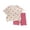 A-Light Pink52, variant on Toddler Girls Outfits Sets Playwear 2 Piece Short Sleeve Tops And Shorts Casual Soft Daily Wear Girls Summer Outfits