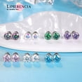 thumbnail image 6 of Titanium Stud Earrings 6MM CZ for Women Hypoallergenic Simple Classic Round 6 Prong Cubic Zirconia Earring Stud for Women Men Sensitive Ears, 6 of 7