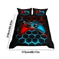 thumbnail image 3 of Four-Piece Bedding Set,Gaming Comforter Set Twin Size For Boys Kids Teens Bedroom Gamepad Bedding Set All Season, 3 of 4