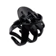 thumbnail image 2 of Jumpingount 4 piezas de moda estilo simple portátil sólido plástico garra Clips negro feliz cumpleaños pasadores para mujeres Accesorio para el cabello, 2 of 6